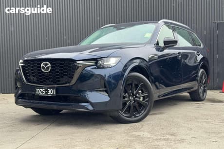 Blue 2025 Mazda CX-80 Wagon P50E Gt