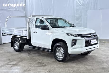 White 2023 Mitsubishi Triton Cab Chassis Glx (4X2)
