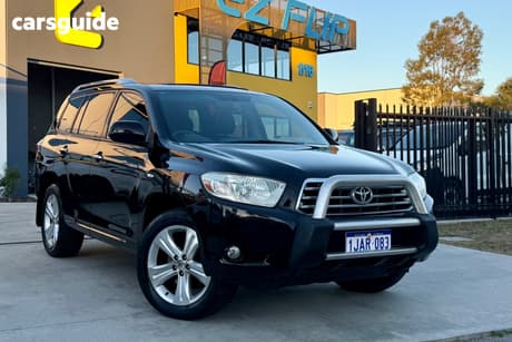 Black 2008 Toyota Kluger Wagon Grande (4X4)