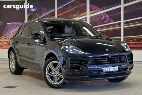 Blue 2020 Porsche Macan Wagon