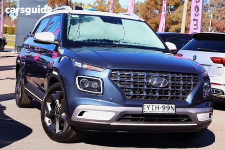 Blue 2021 Hyundai Venue Wagon Elite ((Sunroof)