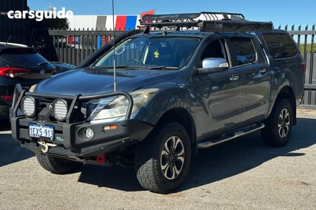 Blue 2015 Mazda BT-50 Dual Cab Utility Gt (4X4)