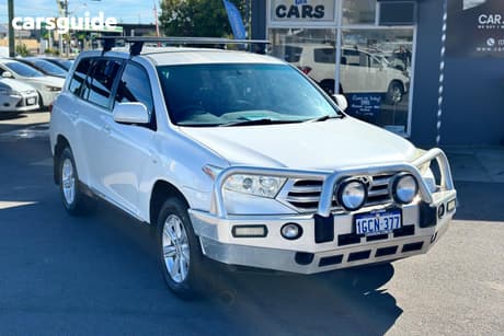 White 2012 Toyota Kluger Wagon Kx-R (Fwd) 7 Seat