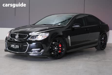 Black 2016 Holden Commodore Sedan Ss-V Redline
