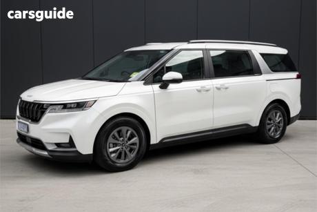 White 2022 Kia Carnival Wagon S