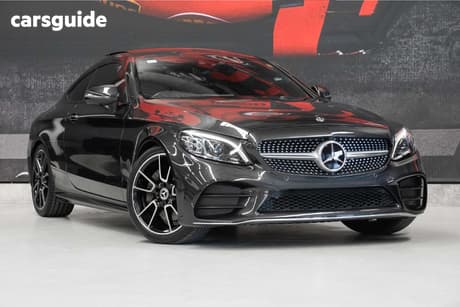 Grey 2019 Mercedes-Benz C300 Coupe
