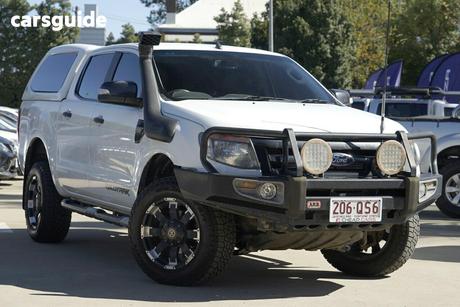 White 2013 Ford Ranger Crew Cab Utility Wildtrak 3.2 (4X4)