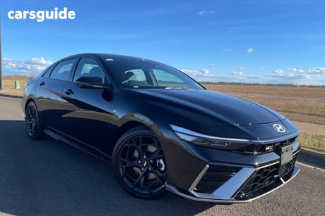 Black 2026 Hyundai I30 Sedan N Line Premium