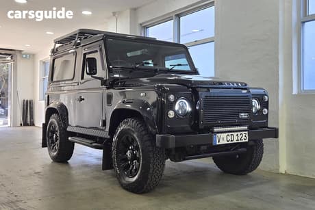 Black 2013 Land Rover Defender Wagon 90