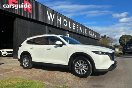 White 2023 Mazda CX-8 Wagon D35 Sport (Awd)
