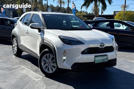 White 2021 Toyota Yaris Cross Wagon Gx Hybrid