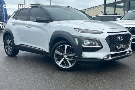 White 2018 Hyundai Kona Wagon Highlander (Fwd)