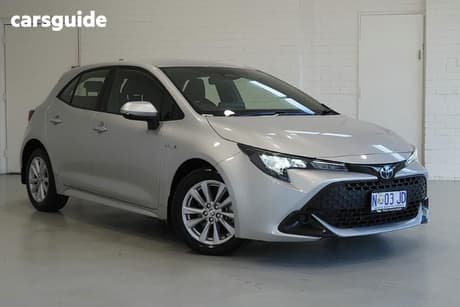 Silver 2022 Toyota Corolla Hatchback Ascent Sport Hybrid