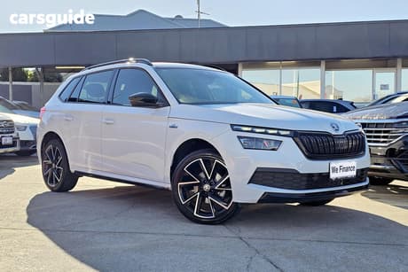 White 2021 Skoda Kamiq Wagon 110Tsi Monte Carlo