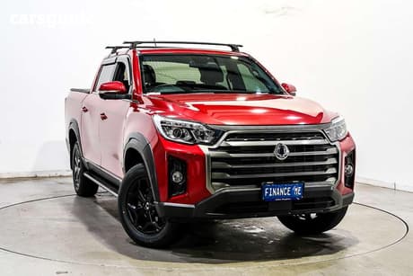 Red 2022 Ssangyong Musso XLV Crew Cab Pickup Ultimate