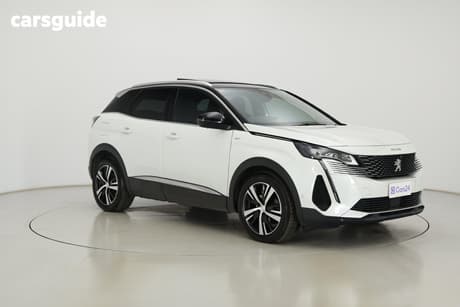 White 2022 Peugeot 3008 Wagon Gt 1.6 Thp