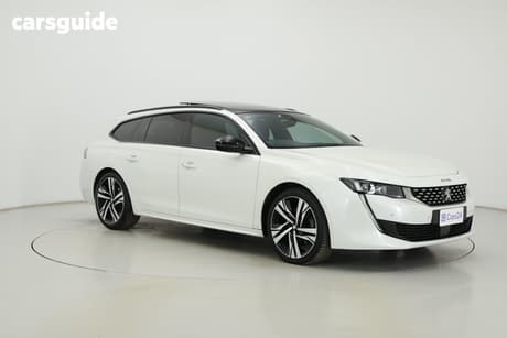 White 2019 Peugeot 508 Sportswagon Gt