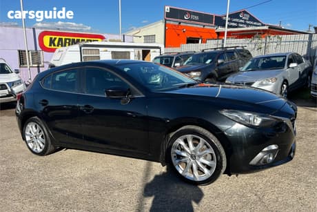 Black 2015 Mazda 3 Hatchback Sp25