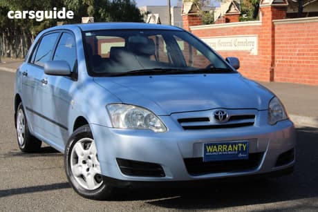 Blue 2004 Toyota Corolla Hatch ASCENT