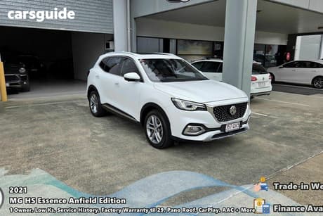 White 2021 MG HS Wagon Essence Anfield Edition