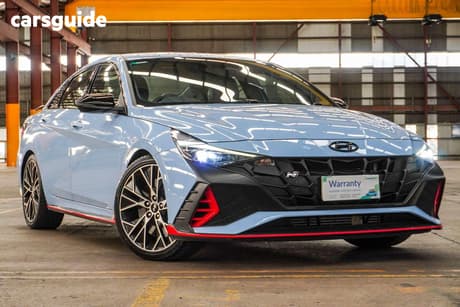 Blue 2022 Hyundai I30 Sedan N Premium