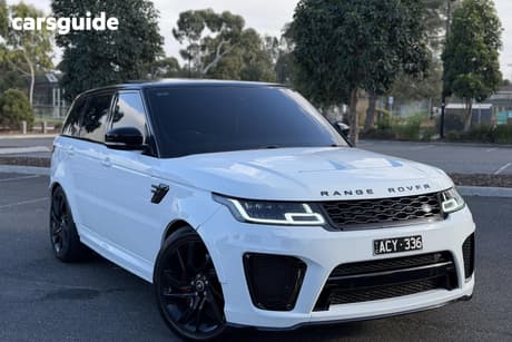 White 2014 Land Rover Range Rover Sport Wagon Sdv8 Hse