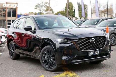 Black 2025 Mazda CX-80 Wagon P50E Gt