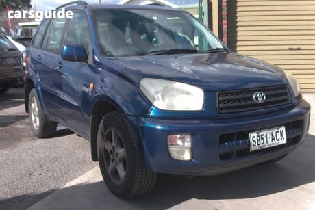 Blue 2001 Toyota RAV4 Wagon Cruiser (4X4)