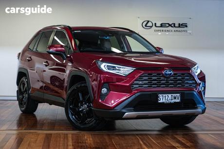 Red 2021 Toyota RAV4 Wagon Cruiser (2Wd) Hybrid