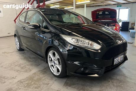 Black 2015 Ford Fiesta Hatchback St