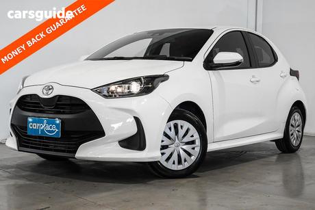 White 2021 Toyota Yaris Hatchback Ascent Sport