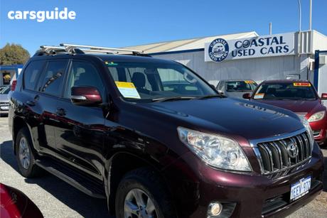 Red 2012 Toyota Landcruiser Prado Wagon Gxl (4X4)