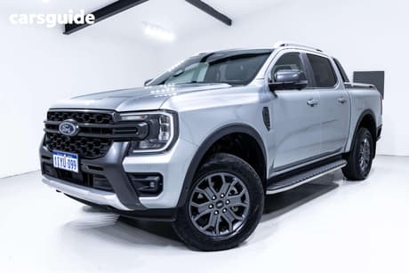Silver 2022 Ford Ranger Double Cab Pick Up Wildtrak 3.0 (4X4)