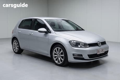 Silver 2013 Volkswagen Golf Hatchback 110 Tdi Highline