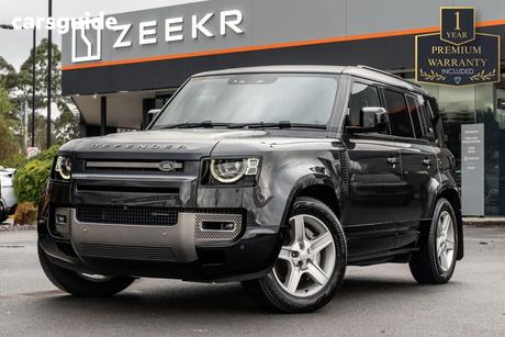 Grey 2023 Land Rover Defender Wagon 110 D300 X-Dynamic Hse (220Kw)
