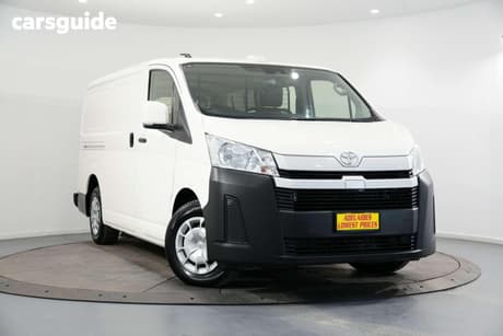 White 2022 Toyota HiAce Van Lwb