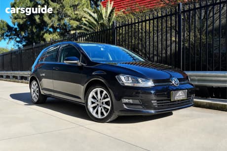 Black 2016 Volkswagen Golf Hatchback 110 Tsi Highline