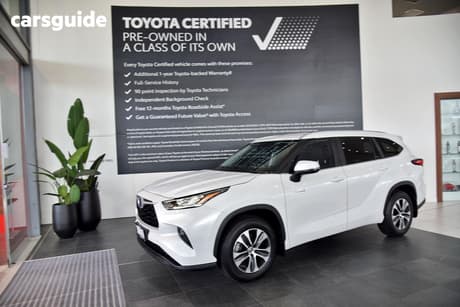 White 2023 Toyota Kluger Wagon Gxl Hybrid Awd