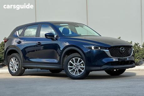 Blue 2024 Mazda CX-5 Wagon G25 Maxx Sport (Fwd)