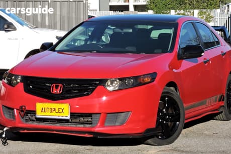 Red 2010 Honda Accord Euro Sedan Euro