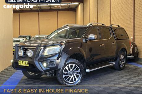Black 2015 Nissan Navara Dual Cab Utility St-X (4X4)