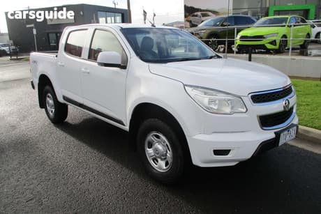White 2016 Holden Colorado Crew Cab Pickup Ls (4X4)