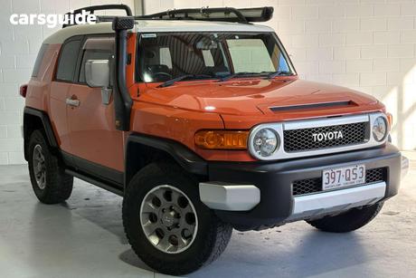 Orange 2013 Toyota FJ Cruiser Wagon