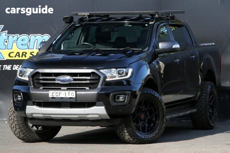 Black 2020 Ford Ranger Double Cab Pick Up Wildtrak 2.0 (4X4)