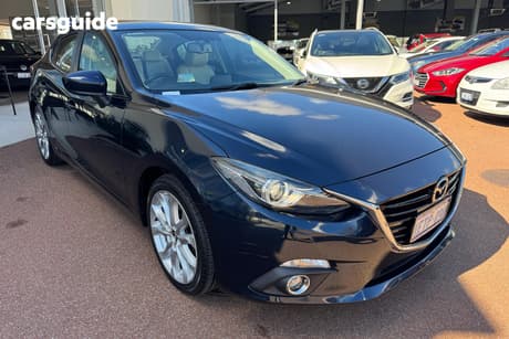 Blue 2015 Mazda 3 Sedan Sp25 Gt