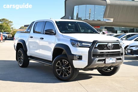 White 2023 Toyota Hilux Double Cab Pick Up Rogue (4X4)