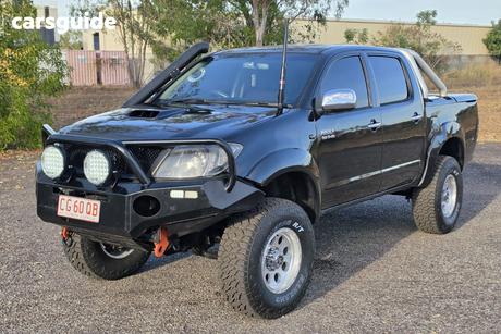 Black 2011 Toyota Hilux Dual Cab Pick-up Sr5 (4X4)