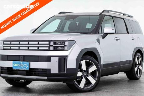 Silver 2024 Hyundai Santa FE Wagon Hev (Awd)