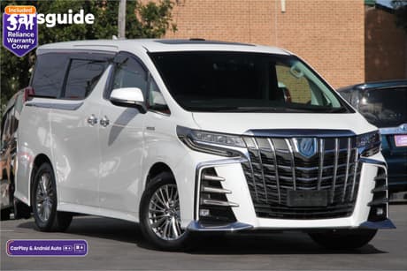 White 2019 Toyota Alphard SUV SR C (HYBRID)