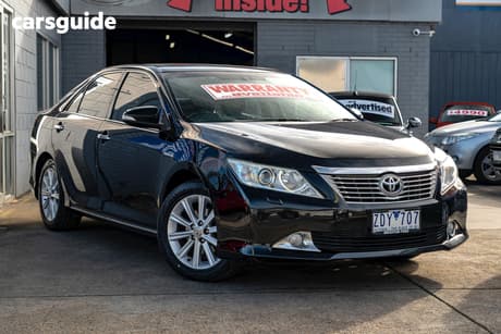 Black 2012 Toyota Aurion Sedan Presara